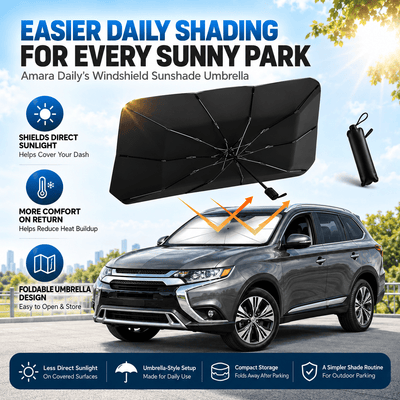 Amara Foldable Car Sunshade Umbrella