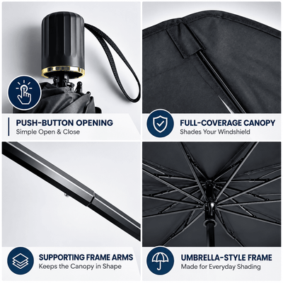 Amara Foldable Car Sunshade Umbrella