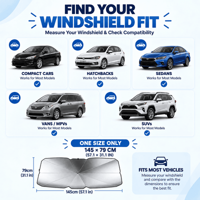 Amara Foldable Car Sunshade Umbrella